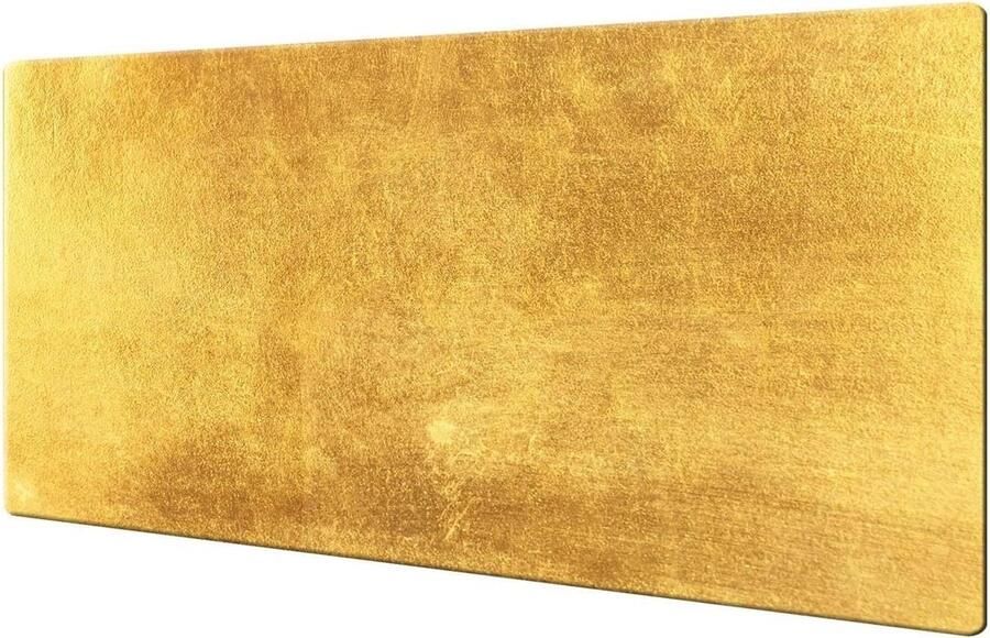 Fornuis Afdekplaten Glasplaat Spatbescherming Keuken Beschermen Kras- en Slagvast 80x52cm Geel