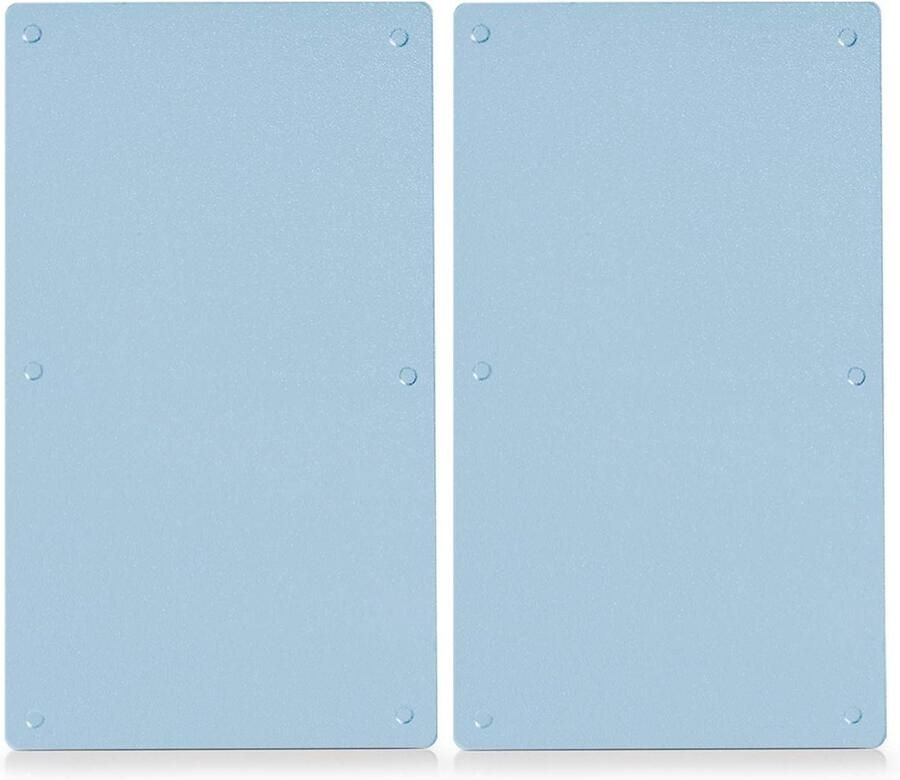Fornuis Afdekplaten Snijplaten Glas Keuken Werkruimte Antislip Siliconen Voetjes 30 x 52 cm Transparant