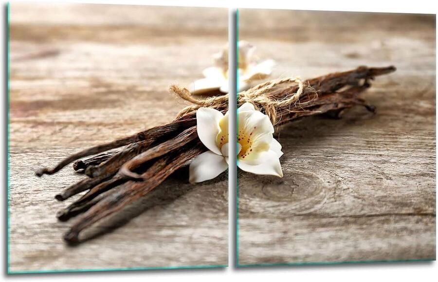 Fornuis Afdekplaten Werkblad Beschermers Keuken Decoratie Gehard Glas 40 x 52 cm Houten Bloem
