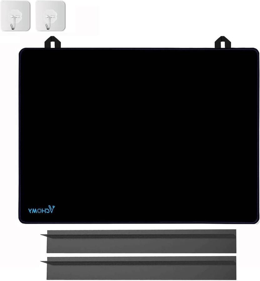 Fornuis Beschermers Kookplaat Mat Keuken Organiseren Extra Werkruimte 72 x 52 cm Zwart