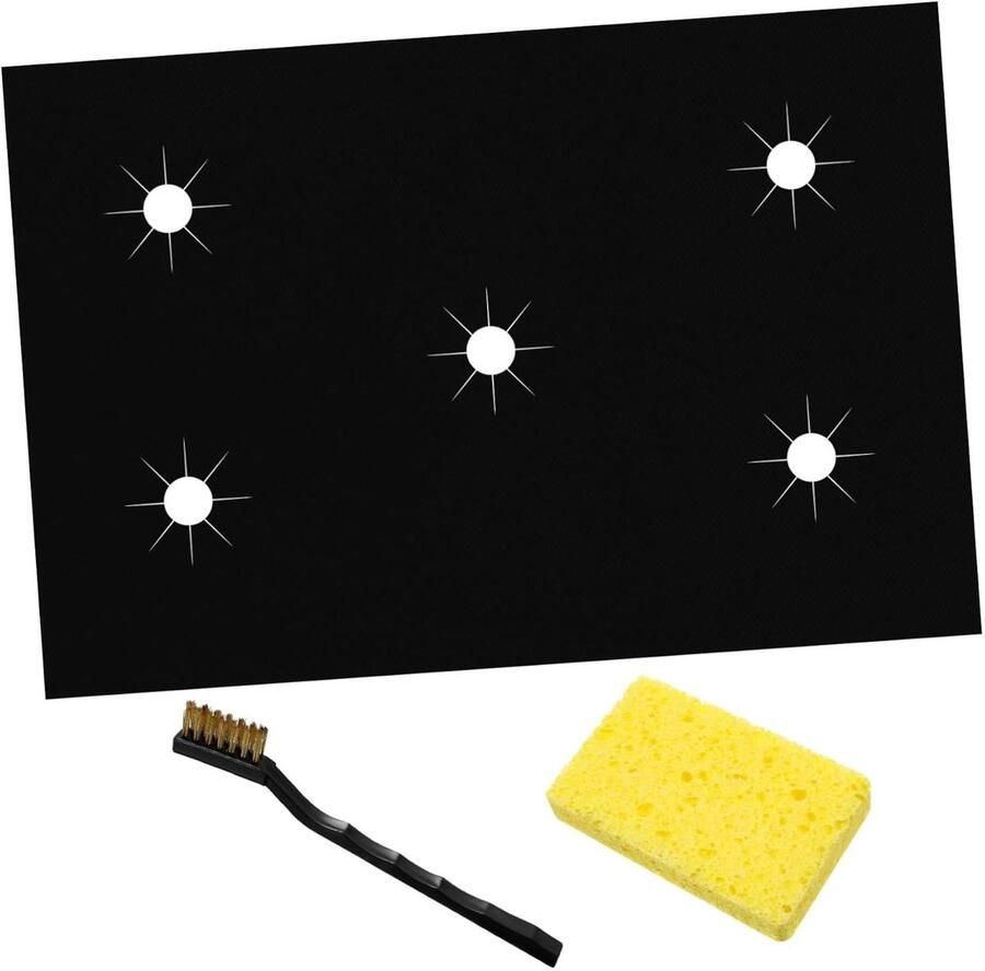 Fornuis Beschermers Kookplaat Mat Keuken Schoonhouden Hittebestendig Ontwerp 81 x 54 cm Willekeurige Kleur