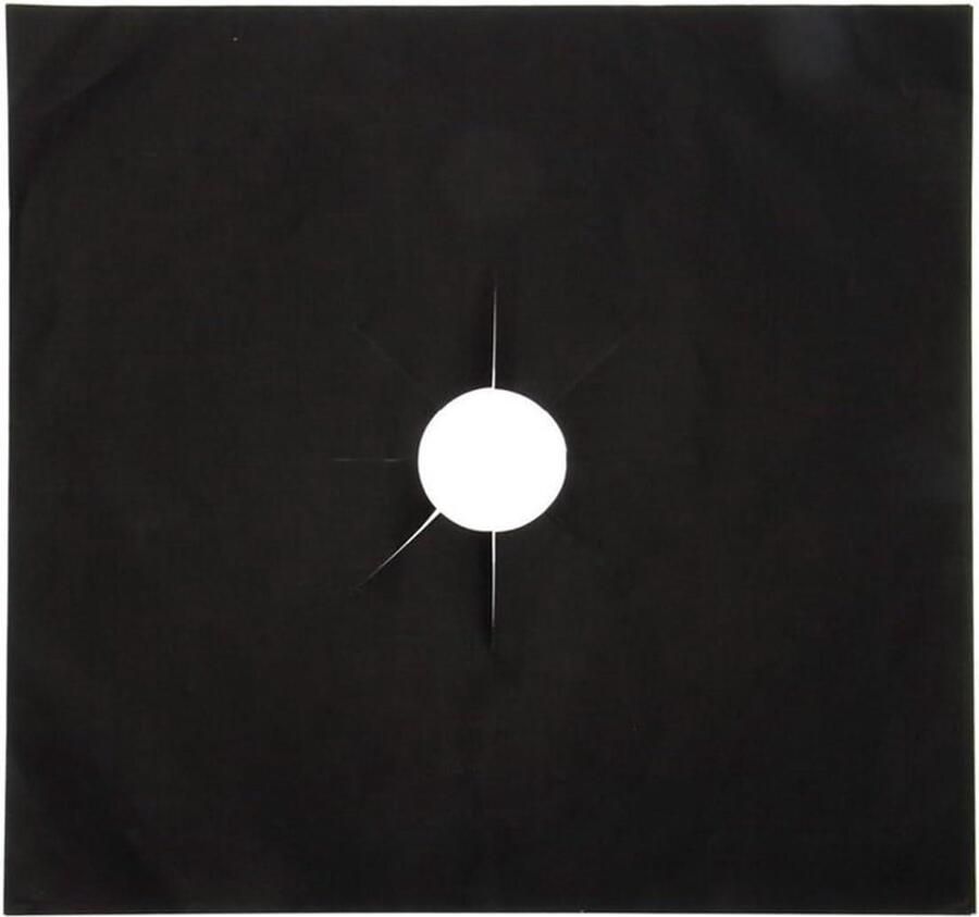 Fornuis Beschermers Kookplaat Mat Koken Schoon Houden Stofdicht Hittebestendig 100x100x10 mm Zwart