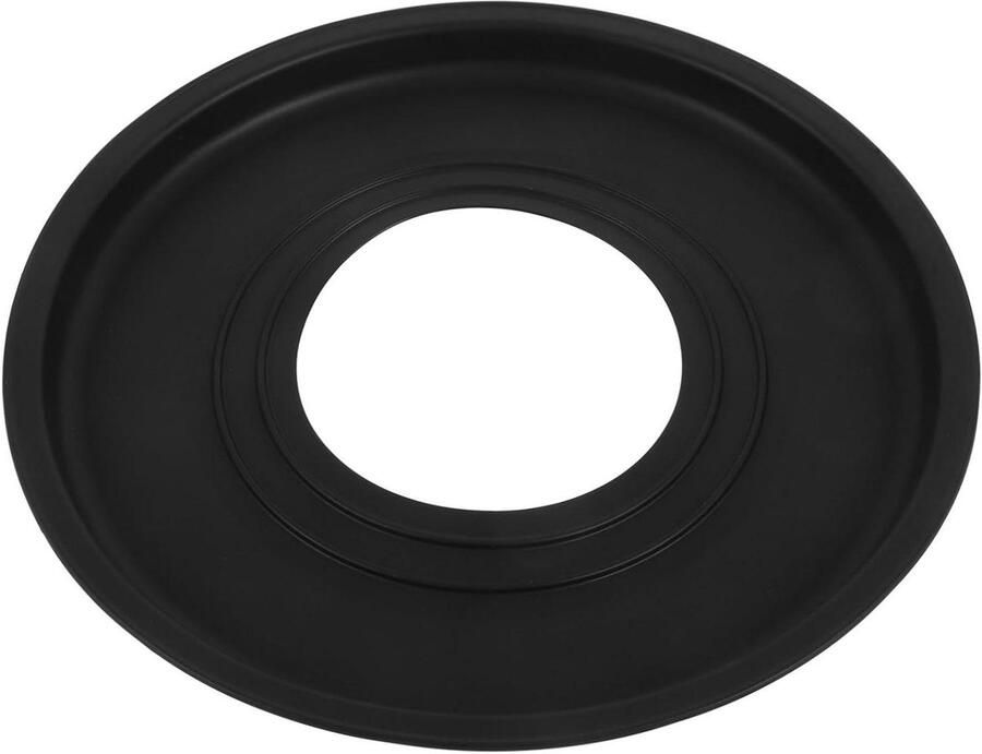 Fornuis Beschermmat Kookplaat Mat Keuken Schoonhouden Hittebestendig Siliconen 21.5x21.5 cm Zwart