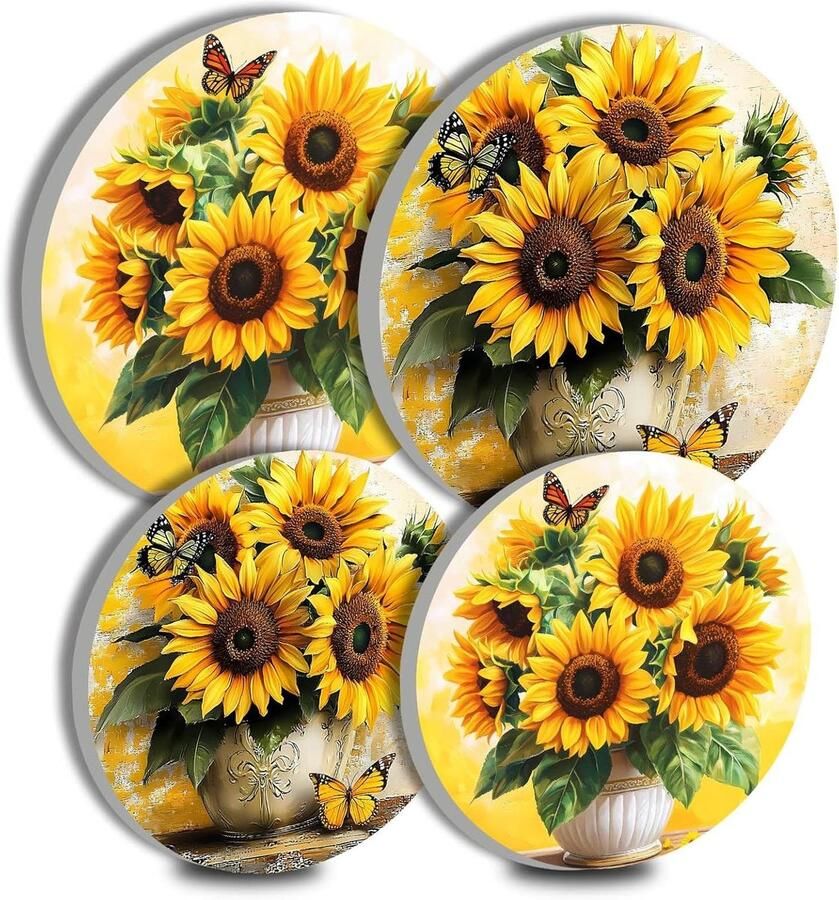 Fornuis Brander Covers Kookplaat Decoratie Keuken Opfrissen Verbergt Lelijke Elementen 4 Stuks 8 & 10 Inch