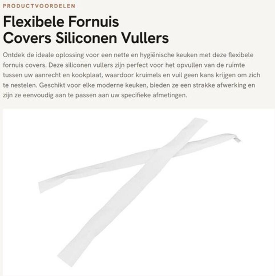 Fornuis Covers Antislip Siliconen 2 Stuks Flexibel Vaatwasserbestendig Eenvoudige Installatie 63 5 cm 25 inch Kachelvuller