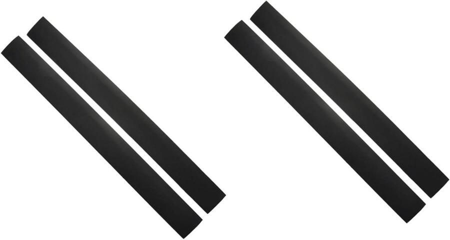 Fornuis Hoes Aanrecht Vuller Koken en Schoonmaken Hittebestendig Siliconen 2 Sets Zwart