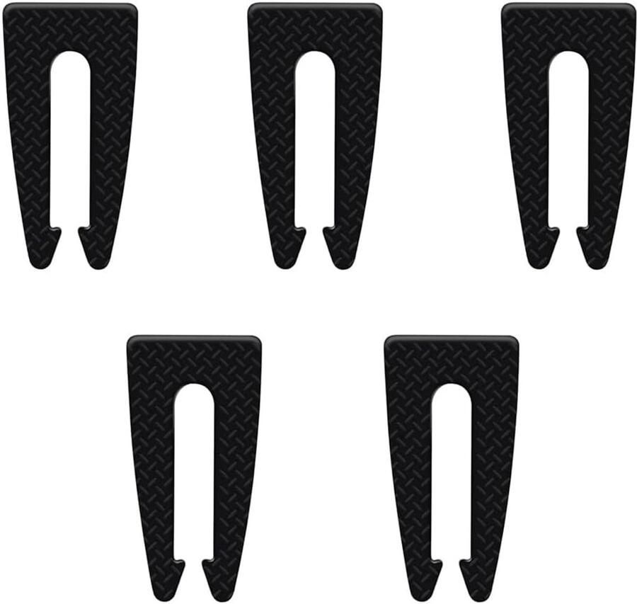 Fornuis Knop Beschermers Oven Knop Slot Keuken Veiligheid Brede Compatibiliteit 5 Stuks Zwart
