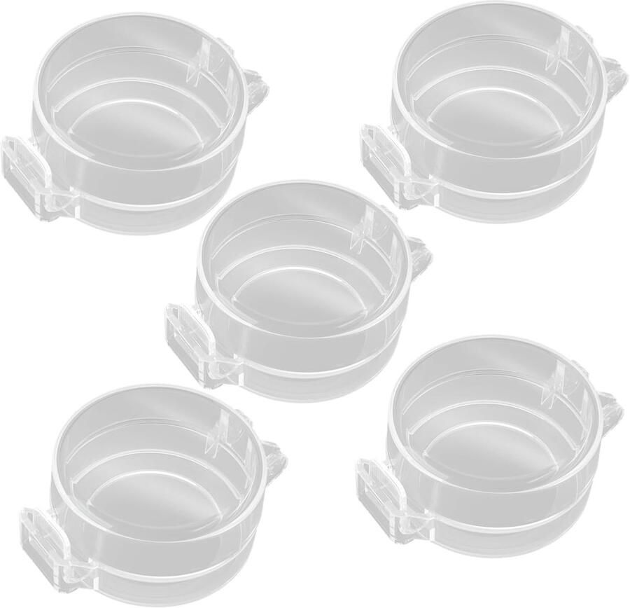 Fornuis Knop Covers Veiligheidsdeksels Kinderen Keuken Beveiligen Hittebestendig ABS Materiaal 5 stuks Transparant
