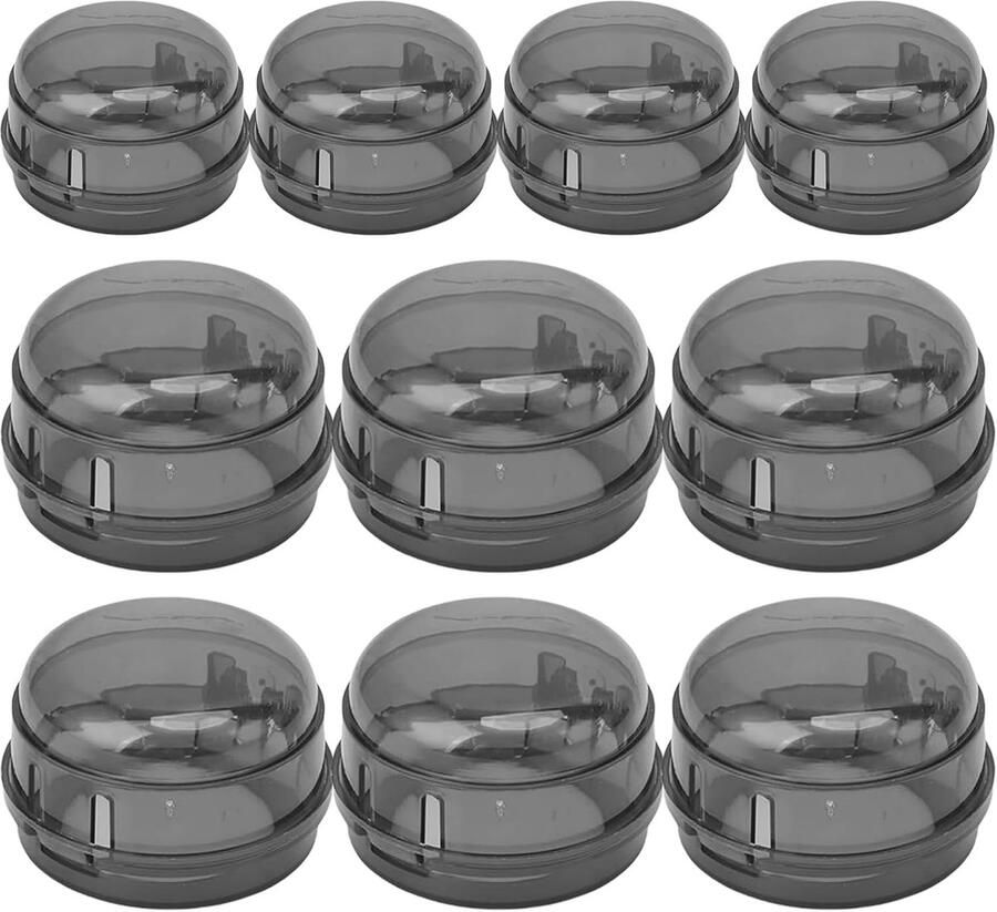 Fornuis Knoppen Baby Beveiliging Kinderen Beschermen Hittebestendig PP Materiaal 10 Stuks Zwart