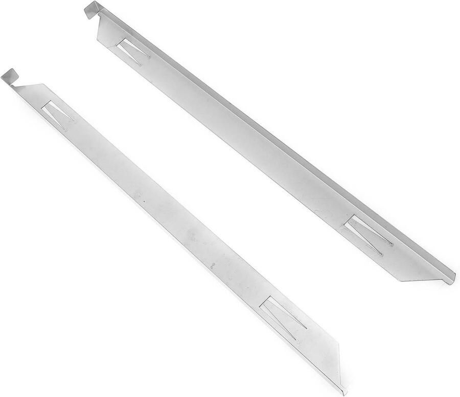 Fornuis Kookplaat Deksel Aanrecht Vulmiddel Keuken Reinigen Warmtebestendig Roestvrij Staal 59 x 4 cm Geborsteld Zilver