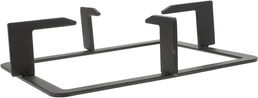 Fornuis Panhouder Wokring Gasfornuis Stabiel Koken Gietijzeren Constructie 24.4x19.8x5.6CM Zwart