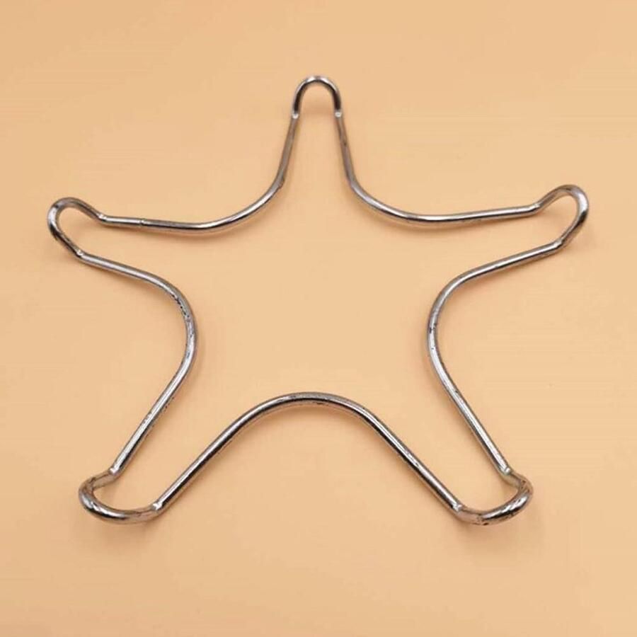 Fornuis Ring Reducer Kookring Onderzetter Kleine Pannen Stabiliseren Verstelbare Grootte N.v.t. Zilver