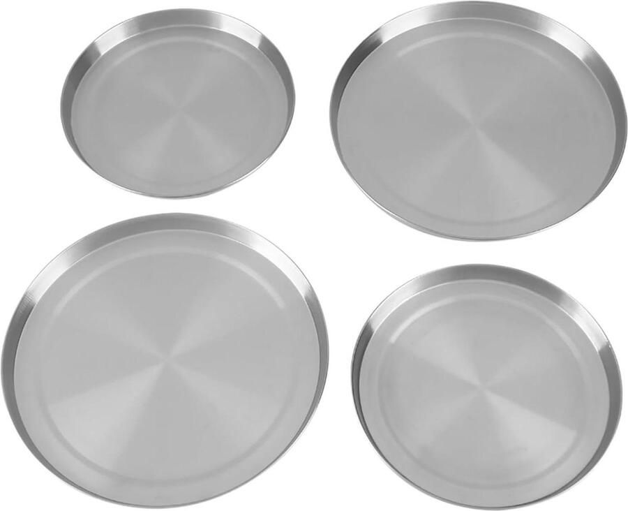 Elektrische Fornuisbrander Covers 4 Stuks Roestvrijstalen Keukenfornuis Top Brander Covers Fornuis Bescherming voor Thuis Appartement Restaurant