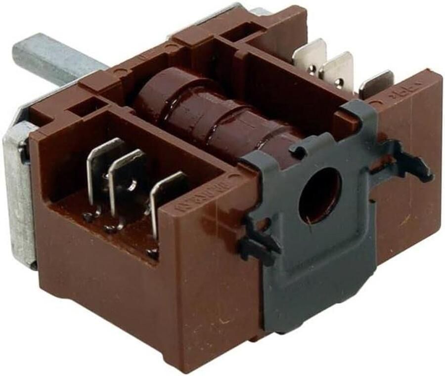 Fornuis Schakelaar Ventilator Grill Apparaat Reparatie Origineel Vervangend Onderdeel 8 x 2 x 6 cm Zwart