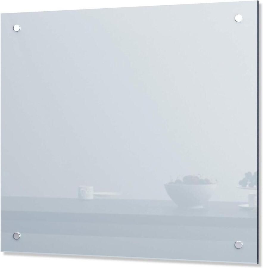 Fornuis Spatscherm Glasplaat Beschermer Keuken Beschermen Gehard Veiligheidsglas 60x100 cm Helder