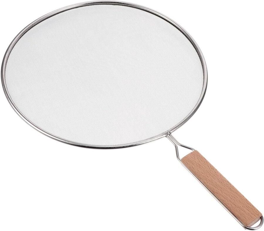 Fornuis Spatscherm Olie Vanger Schoon Koken Multifunctioneel Ontwerp 39x25cm Zilver