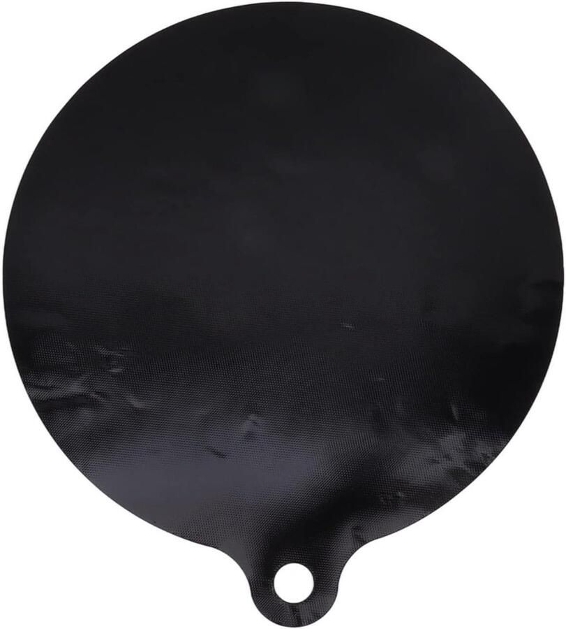 Fornuis Top Cover Kookplaatbeschermer Mat Keuken Beschermen Hittebestendig Siliconen 22cm Rond Zwart