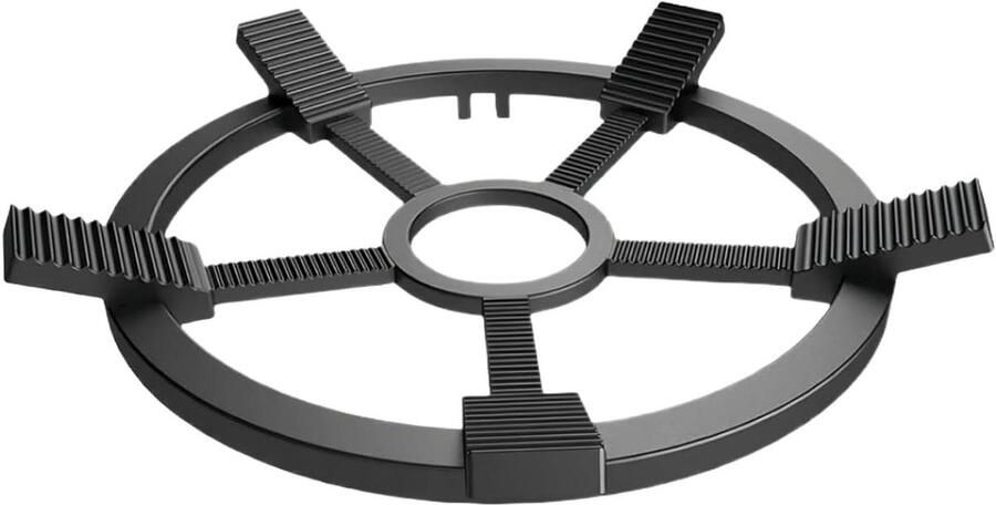Fornuis Top Ringen Pan Ondersteuning Stabiel Koken Gietijzeren Constructie 25 cm Diameter Zwart