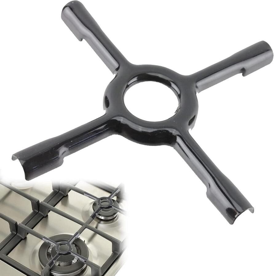 Fornuis Verkleiner Adapter Kookplaat Kleine Pannen Plaatsen Universeel Inzetbaar 130 mm Zwart