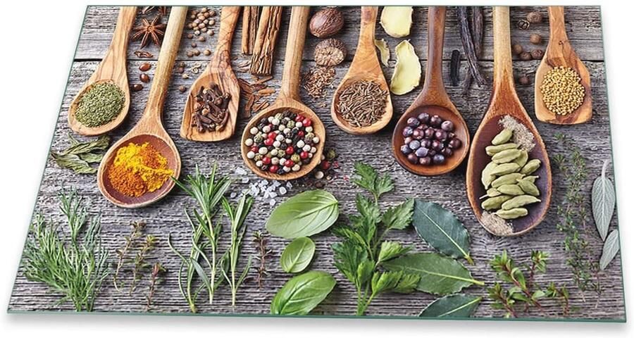 Fornuisafdekplaten voor elektrisch en inductie kookplaten Multifunctionele glazen beschermplaat