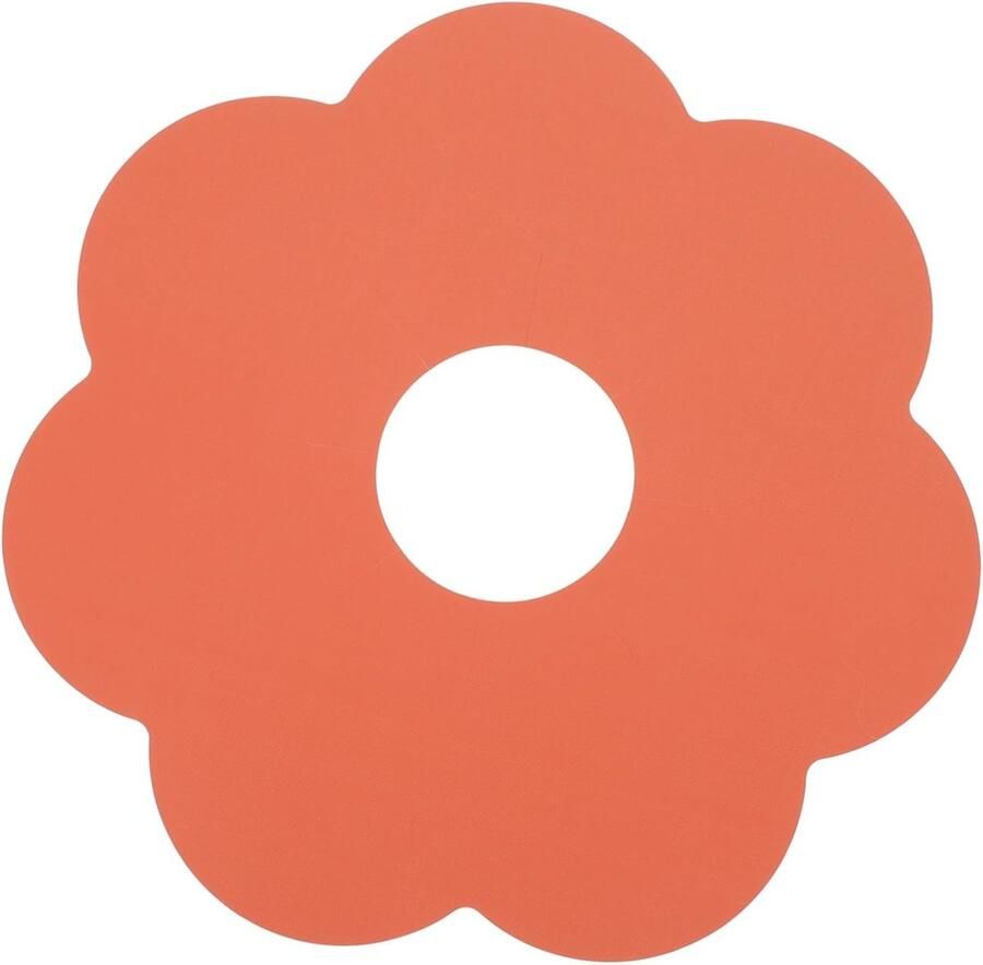 Fornuisbeschermers Kookplaat Matten Keuken Schoonhouden Hittebestendig Glasvezel 24x24cm Oranje