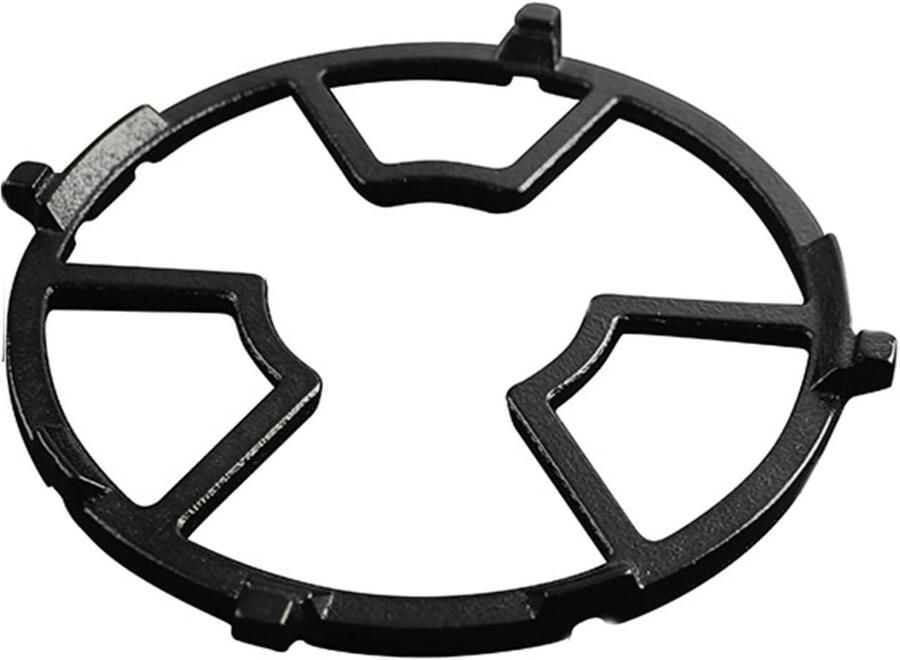 Fornuisrek Kookplaat houder Stabiliseren kookgerei Gelijkmatige verwarming 17.5 cm diameter Zwart