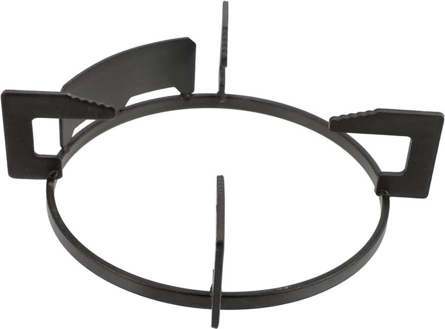 Fornuisrek Pannenhouder Wokring Koken Stabiliseren Antislip Ontwerp 362 Gram Zwart