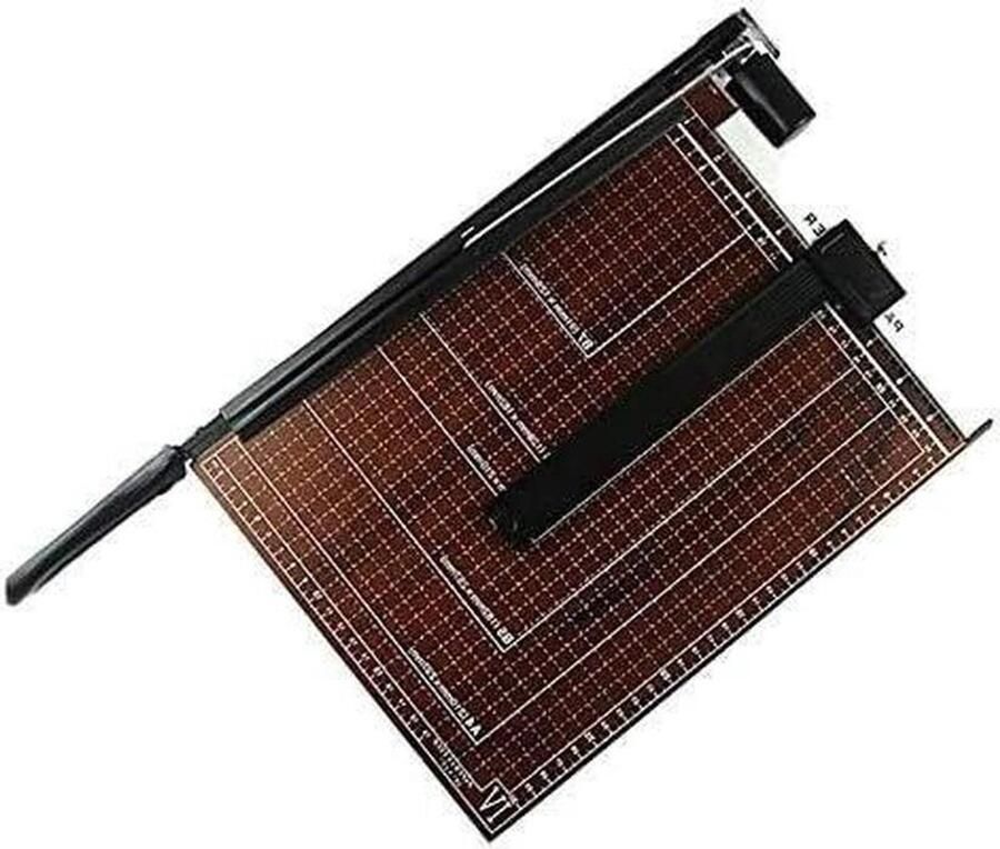 Foto Snijmachine Papier Trimmer Precisie Snijden Robuust Ontwerp 37 cm Bruin