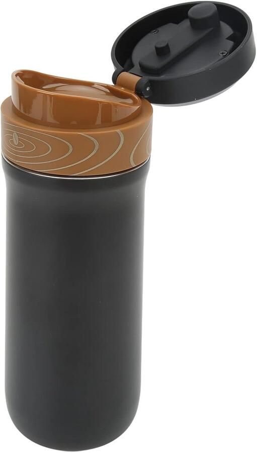 Franse Pers Koffiezetapparaat Reizen Koffie Dubbelwandig Geïsoleerd 320 ml Zilver