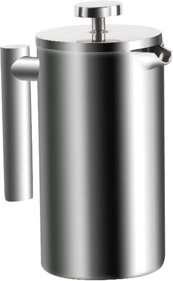 French Press Koffiezetapparaat 1 5 Liter Roestvrij Staal Dubbelwandig Geïsoleerd met 3 Extra Zeven