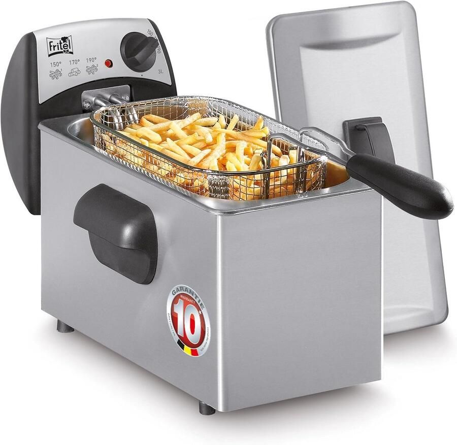 Friteuse 3 liter 2200W met koude zone