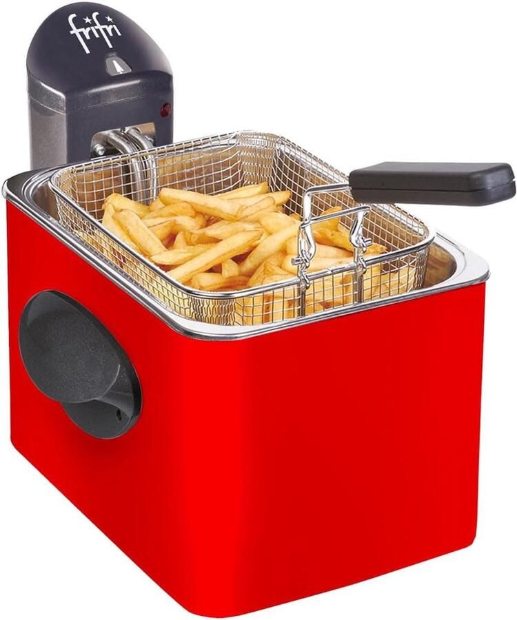 Friteuse 3.5 Liter Frituurpan Snelle Snacks 3200 Watt Vermogen Roestvrij Staal