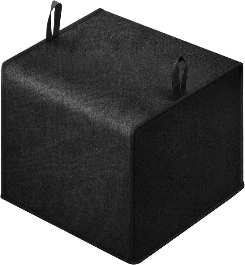 Friteuse Hoes Apparaatbeschermer Keuken Apparaten Beschermen Water- en Vetafstotend 44 x 42 x 38 cm Zwart