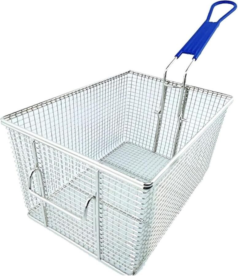 Friteuse mand Gaas skimmer Frites frituren Roestvrij staal 28x20x15 cm