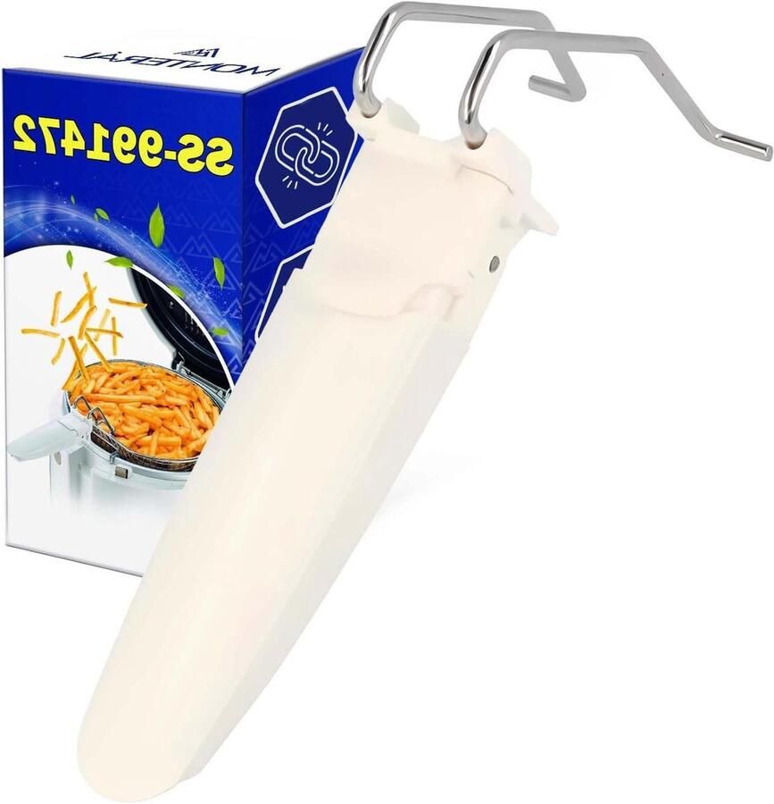 Friteuse Mand Houder Friteuse Accessoire Onderdeel Vervangen Originele Code 16x10x7 cm Zwart