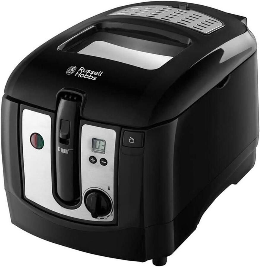 Friteuse met grote capaciteit 3 Liter 2300 Watt Zwart