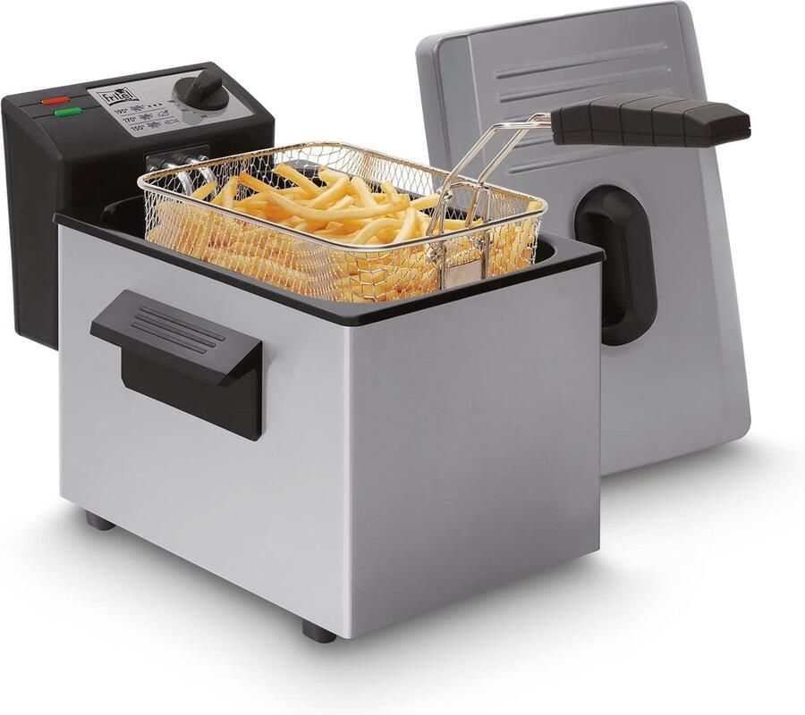 Friteuse met Koude Zone 3 Liter 2000 Watt