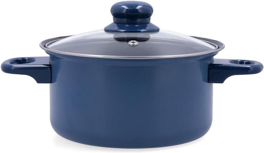 Friteuse met Mand Frituurpan Thuis Frituren Roestvrij Koolstofstaal 20 cm Wit
