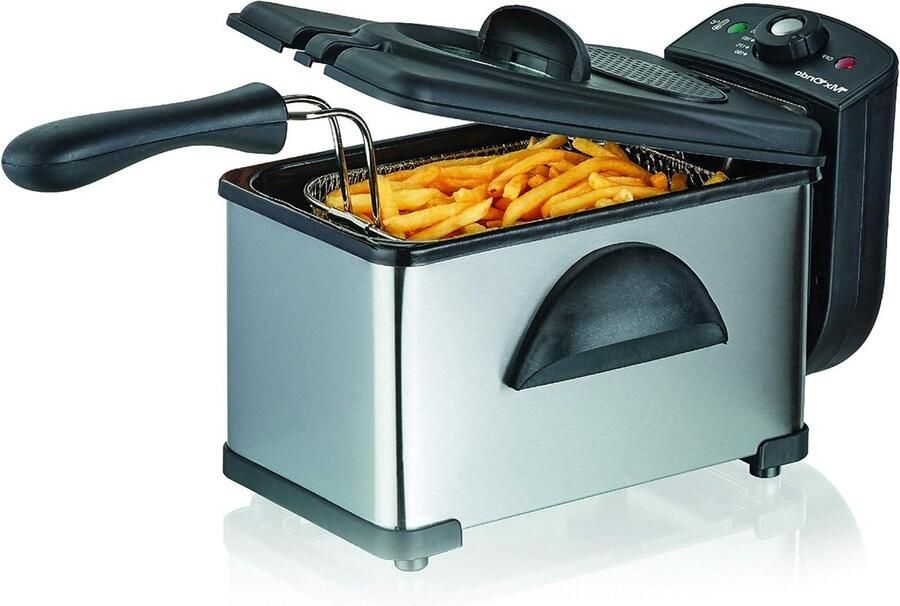 Friteuse Frituurpan Lekkere Snacks Maken Snel en Efficiënt 2 Liter Metaal