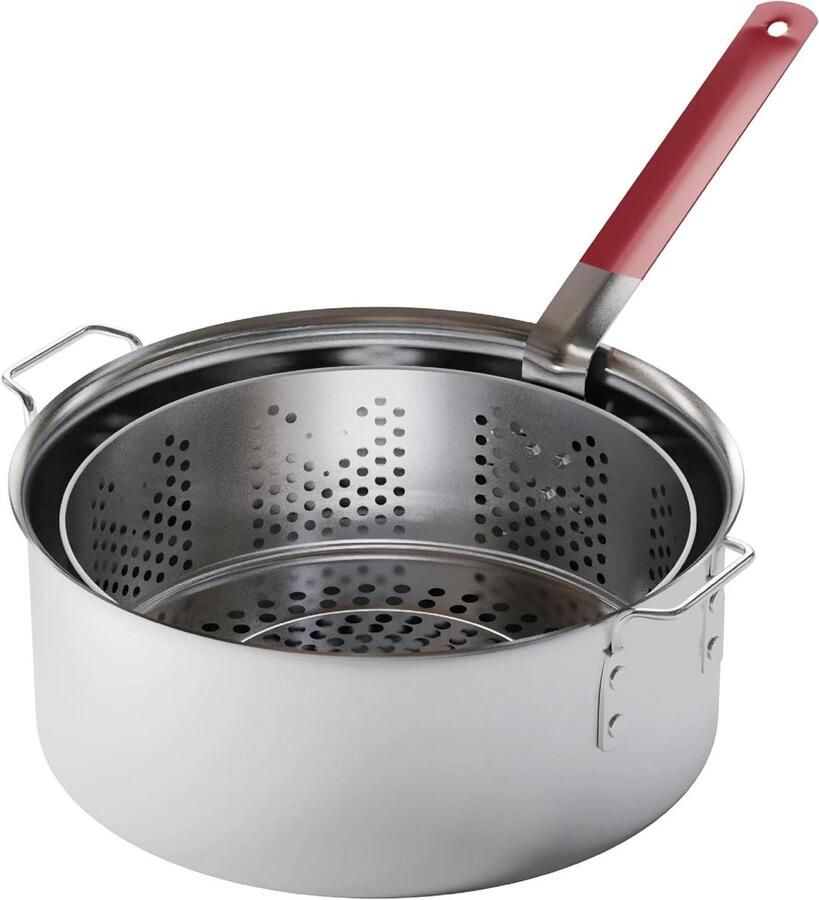 Friteuse Pan Keuken Pan Lekker Bakken Met Mand 10QT Aluminium