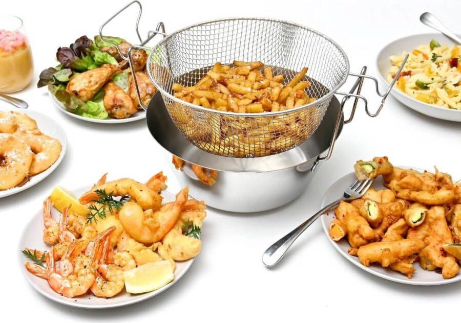 Friteuse Thermobodem roestvrij staal 26 cm