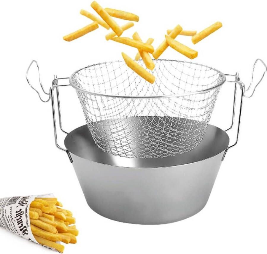 Friteuse Thermobodem roestvrij staal 30 cm