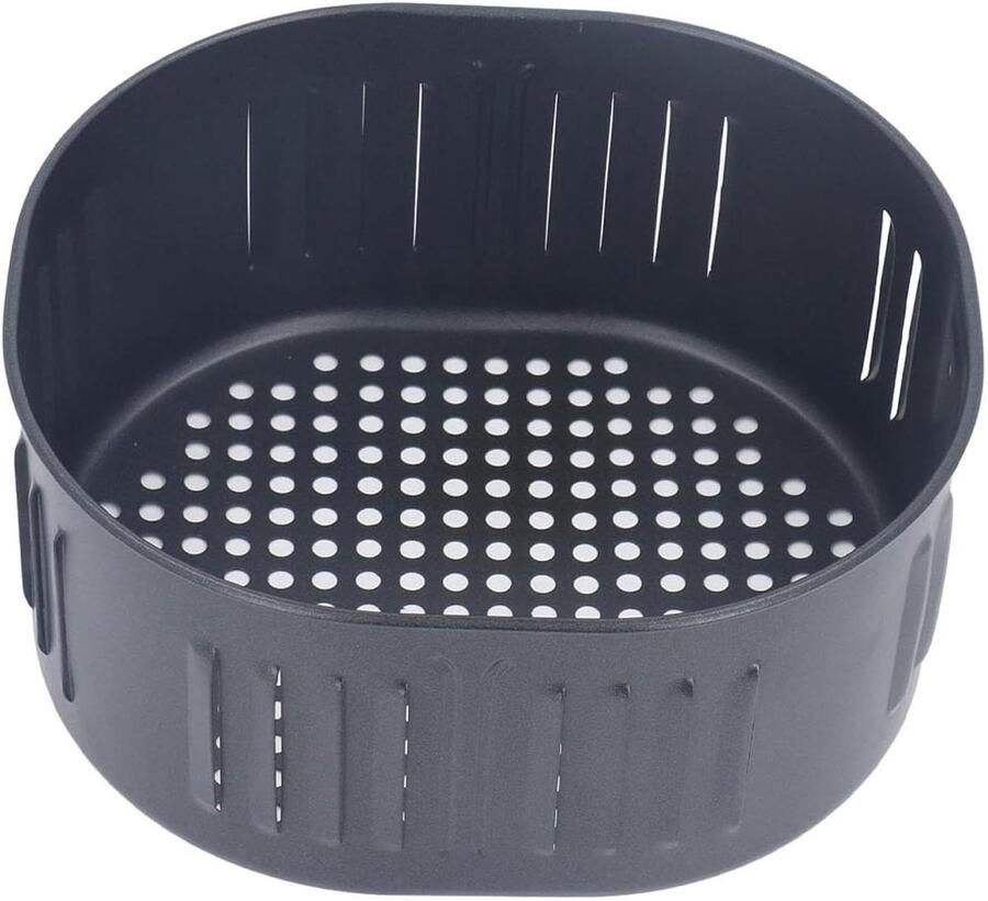 Friteuse Vervangende Mand Airfryer Mand Gezonder Koken Anti-aanbak Gecoat 5.5L Zwart