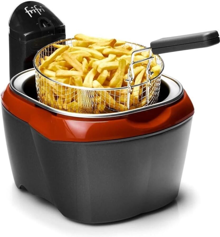 Friteuse voor initiatie 3 l antraciet 3200 W met koude zone-technologie