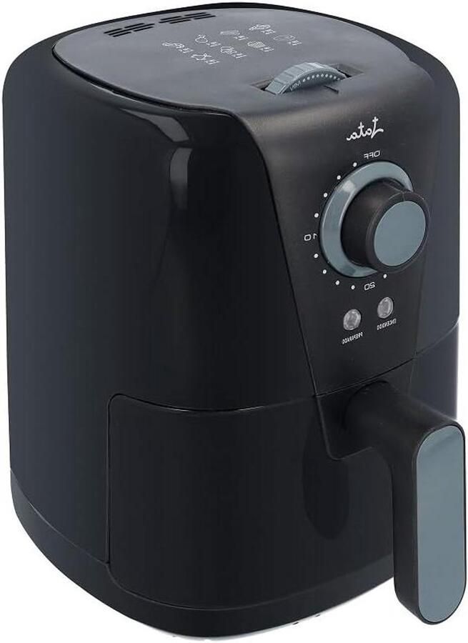 Friteuse zonder olie Hete lucht oven Gezond koken Compact design 15 liter Zwart