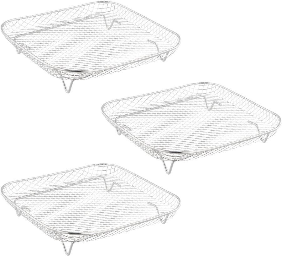 Frituurmand 3 Laags Stapelbaar Roestvrij Staal Accessoires