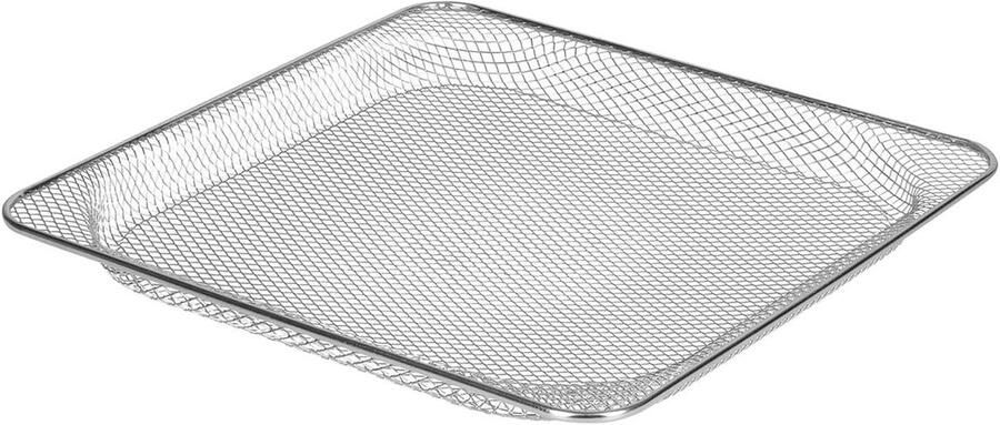 Frituurmand Airfryer mand Gezond Frituren Vaatwasmachinebestendig 34 x 34 x 3 cm Zilver
