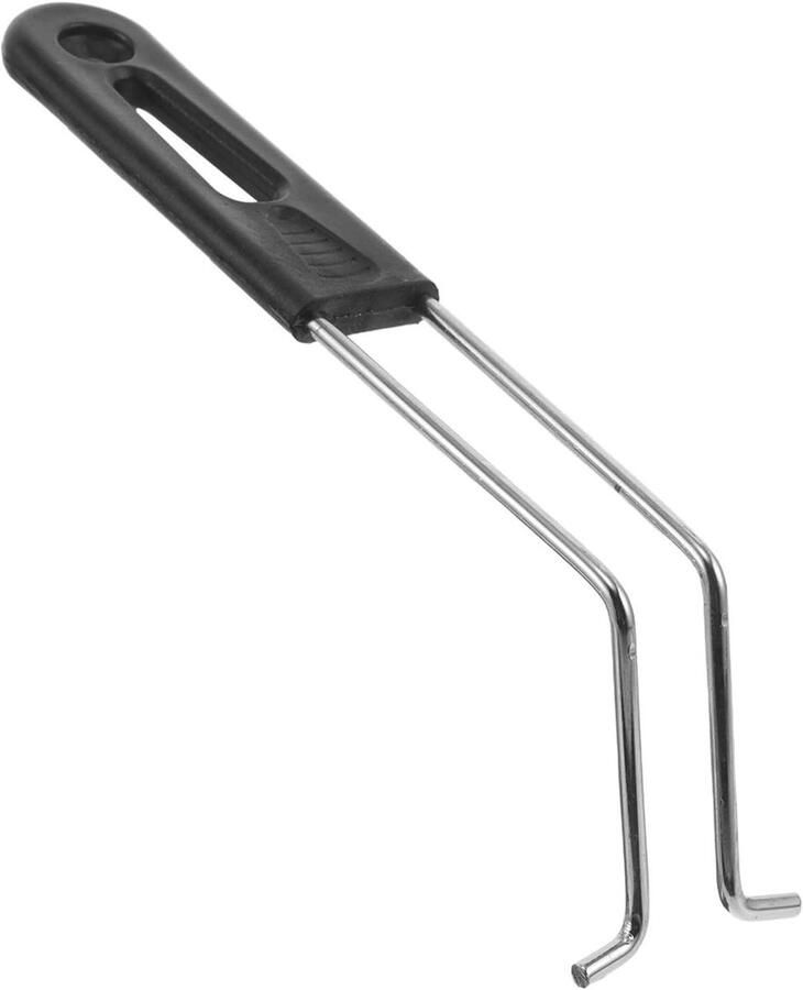 Frituurmand Handgreep Reservegreep Friteuse Veilig Frituren Hittebestendig Materiaal 24 cm Lengte Zwart
