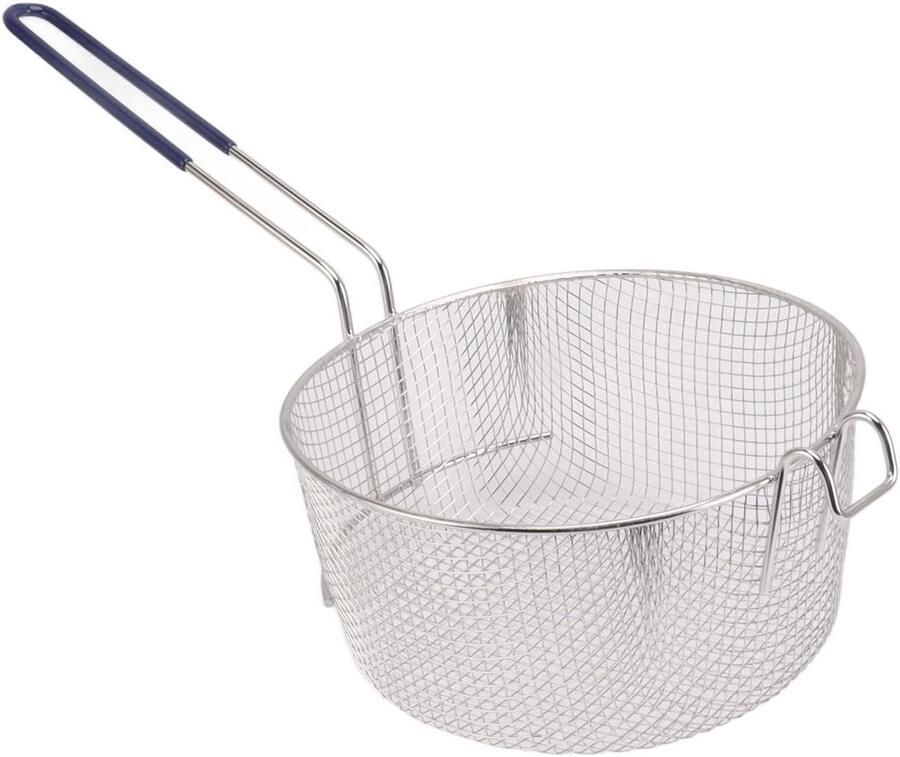 Frituurmand Roestvrij Staal Friteuse Mand Frituren van Snacks Lange Handgreep 51 x 23 x 20 cm