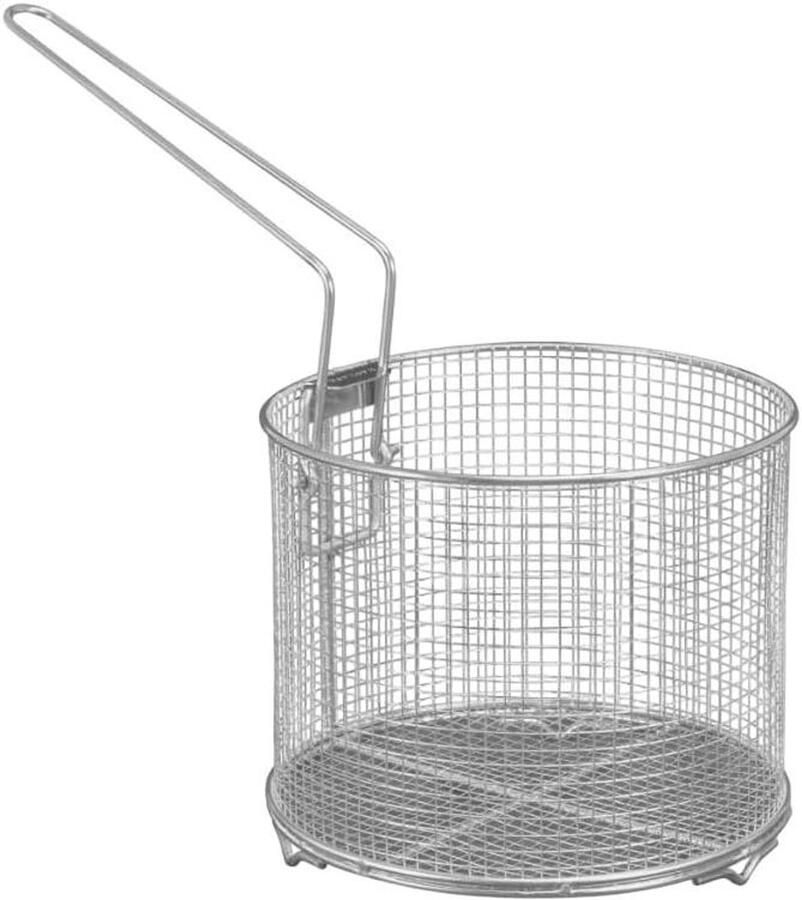 Frituurmand RVS Keukenmand Bakmand Frituren Koken Fijne Maazen Ø 20 cm Zilver